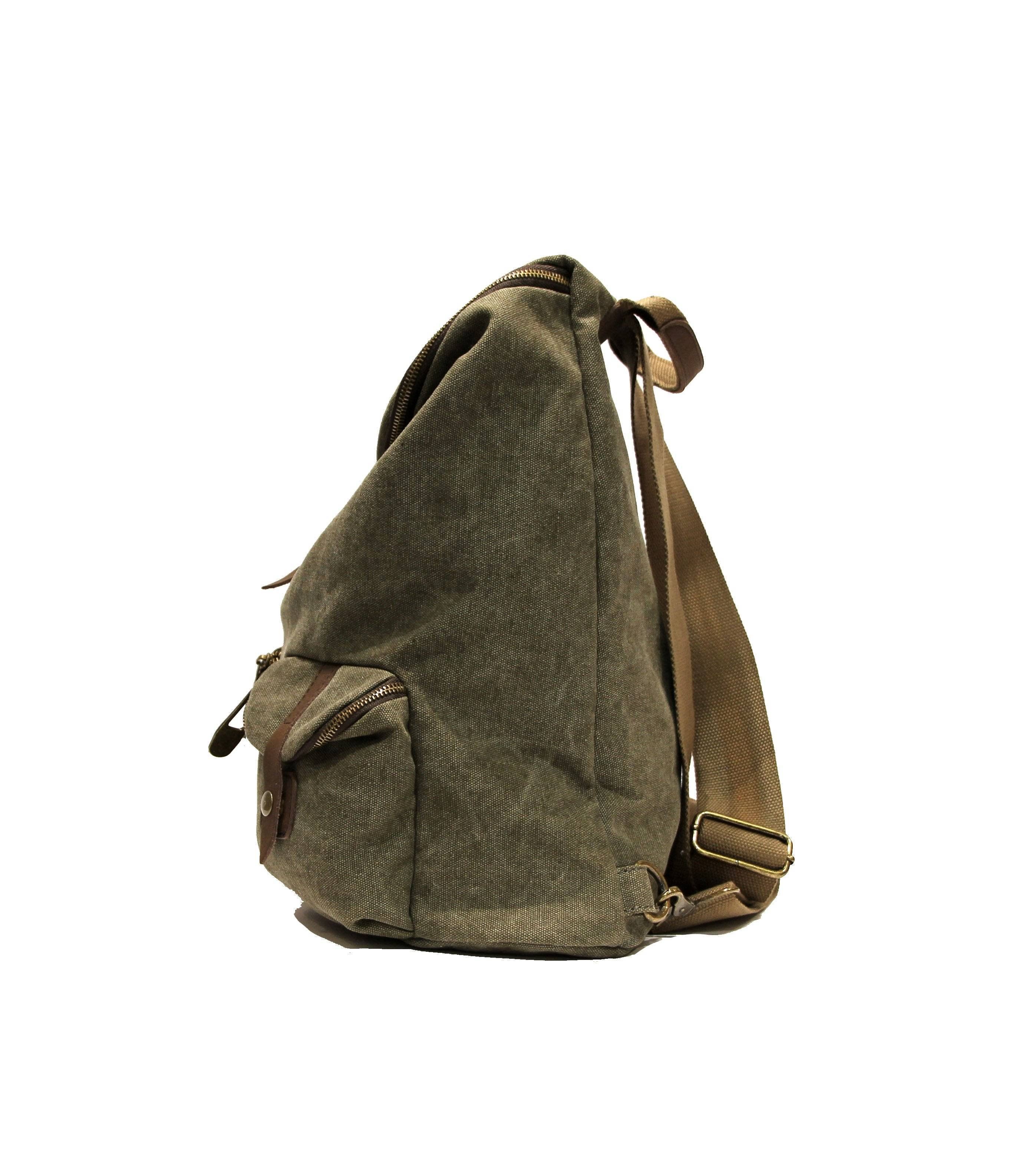 ZEDE PARIS - Wholesale Backpack - Women's - SAINT-PAUL - Canvas and leather backpack49