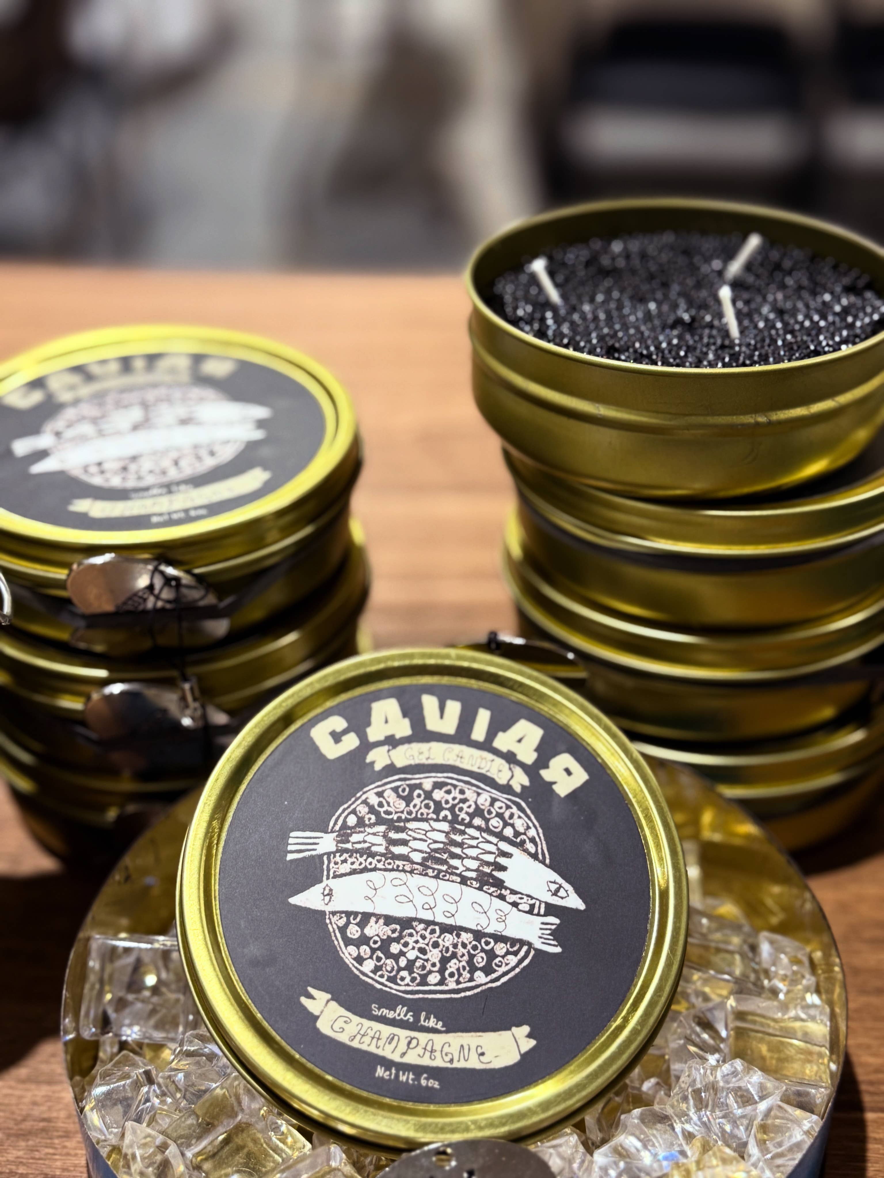 Tinned Candle - Wholesale Novelty Candle - Fancy Caviar Candle1