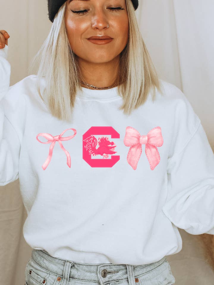 South Carolina Gamecock Graphic Crewneck Pullover for wholesale by Uncommon Label