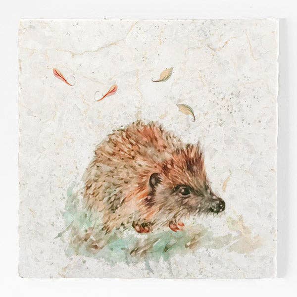 Marble Trivet Large - Little Hedgehog for wholesale by Country Creation