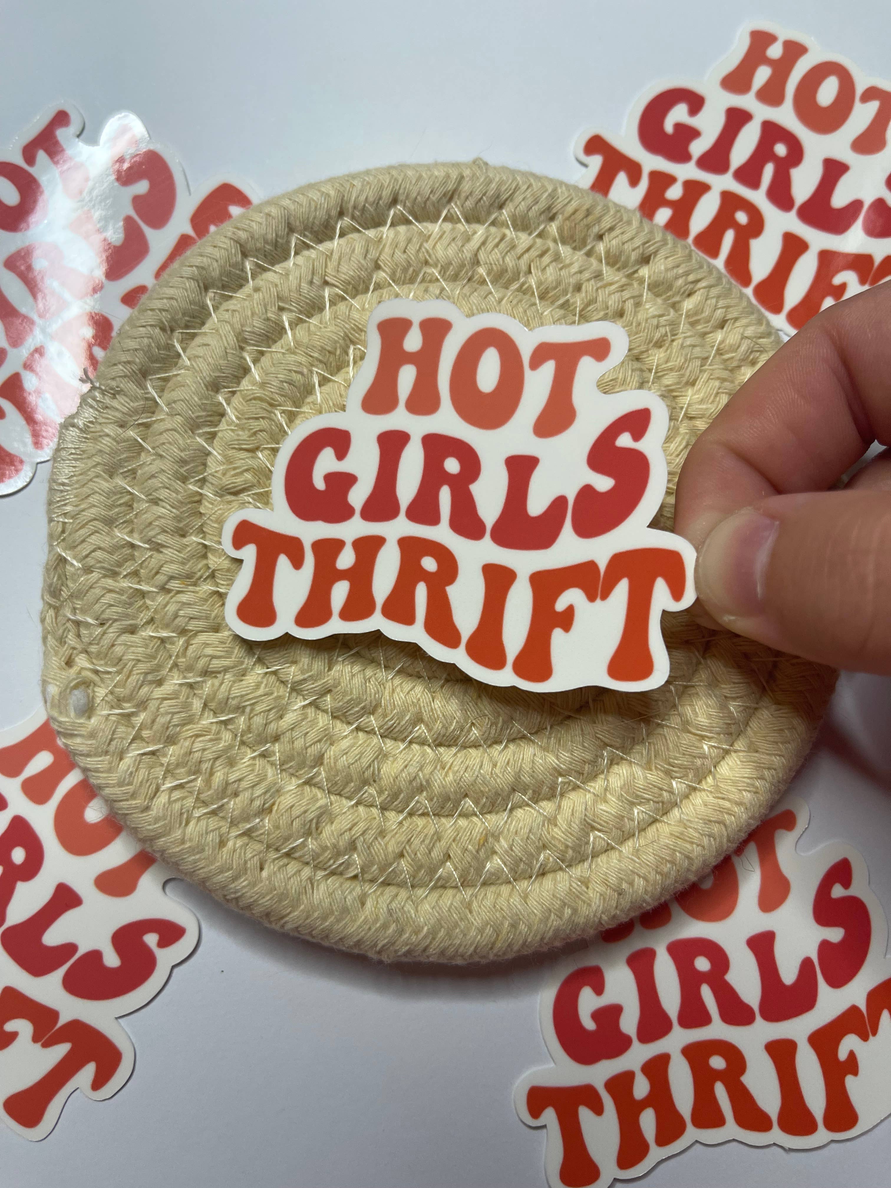 Chlo Ranae Co - Wholesale Sticker - Hot Girls Thrift Groovy Thrift Store Sticker4