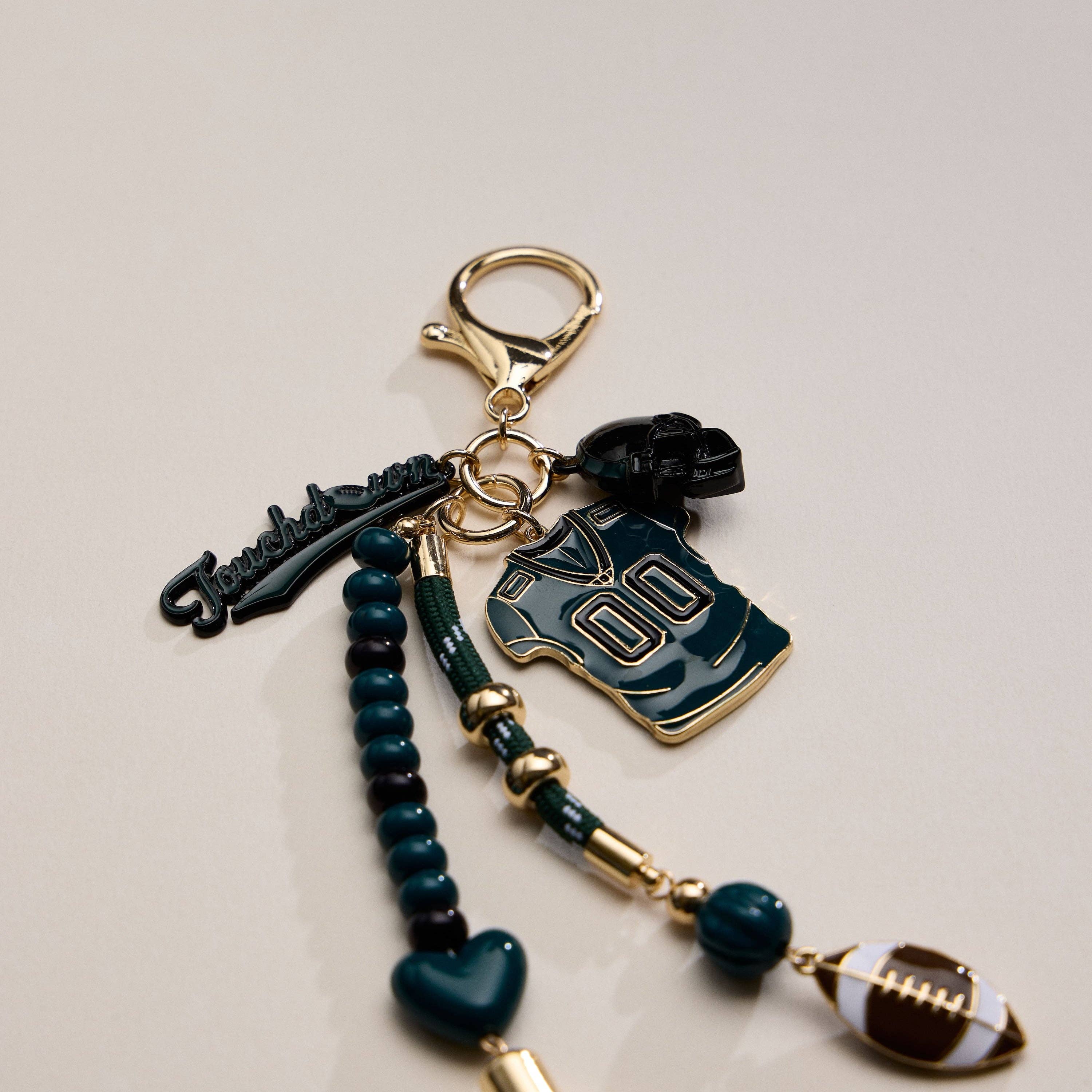 Lilla Haven - Wholesale Keychain - Women's - Gameday Football Keychain – Football Jersey, Helmet, Touchdown Charm & Tassel Bag Accessory20