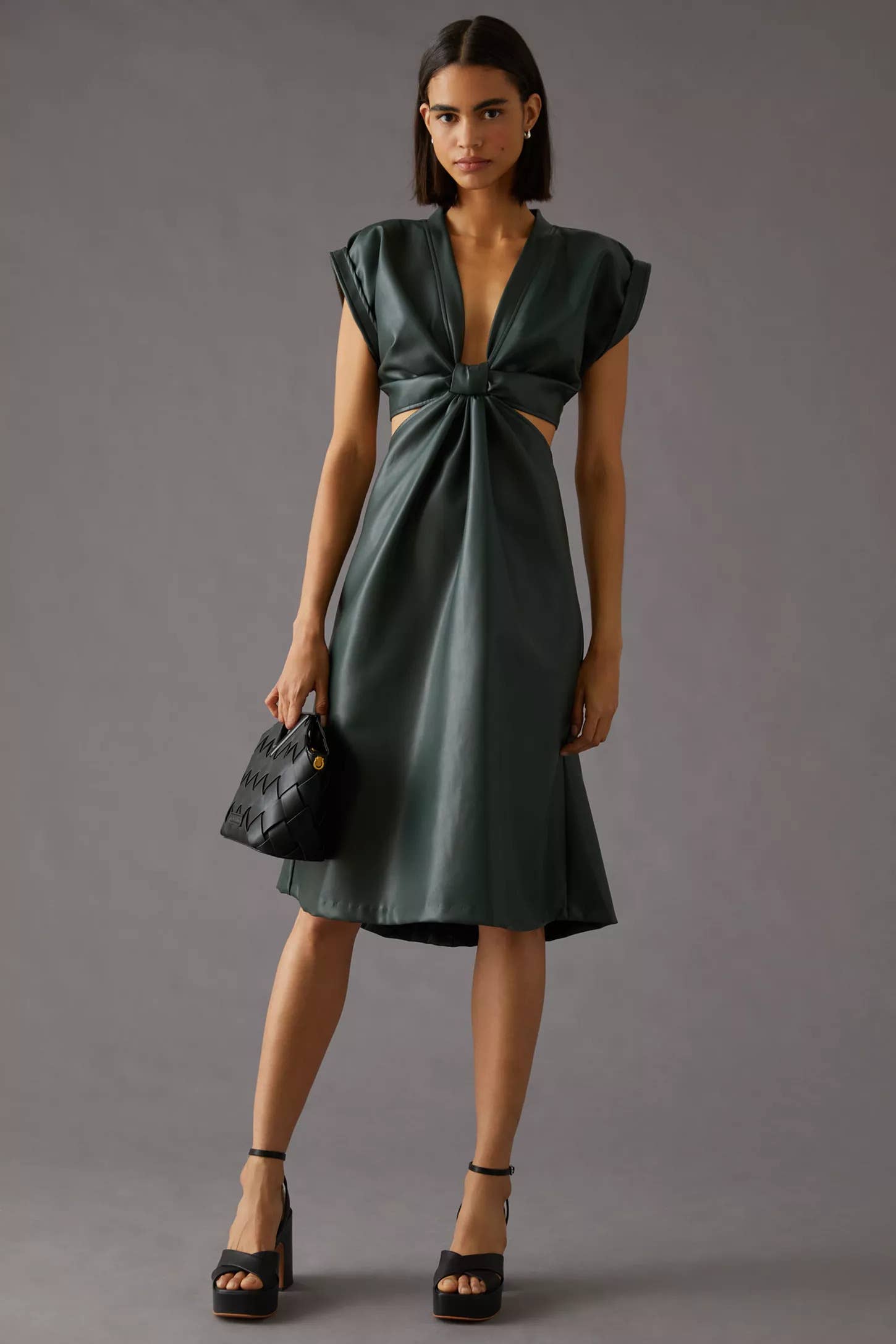 Eva Franco - Wholesale Dress - Women's - Mini Dress - Vegan Leather5