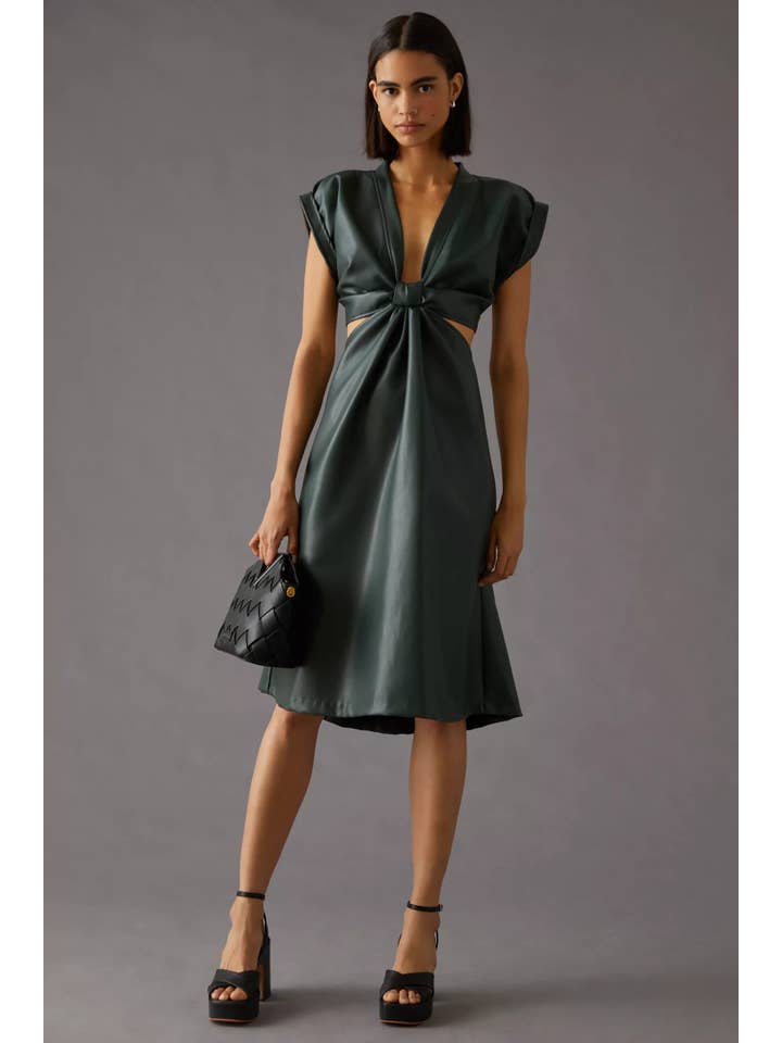 Eva Franco - Wholesale Dress - Women's - Mini Dress - Vegan Leather5