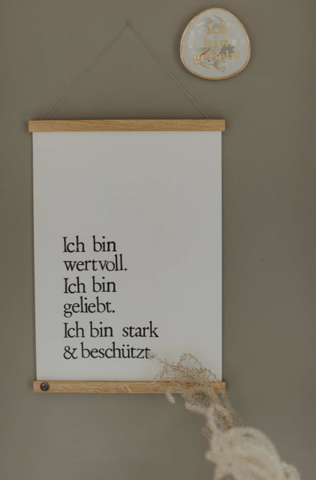 SAJA Design Atelier - Wholesale Art Print - Art print “Affirmations” stamped mural1