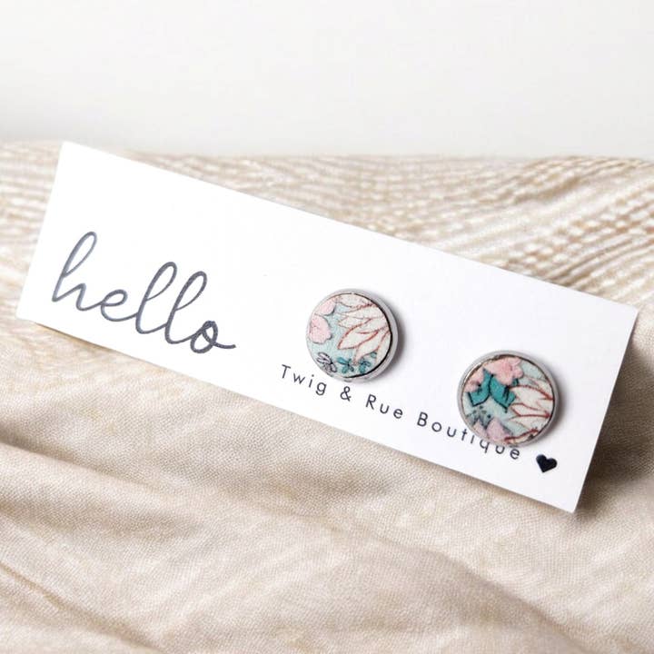 Twig & Rue boutique – Brincos de pino por atacado – Alças de botão em couro | Coleção de padrões3