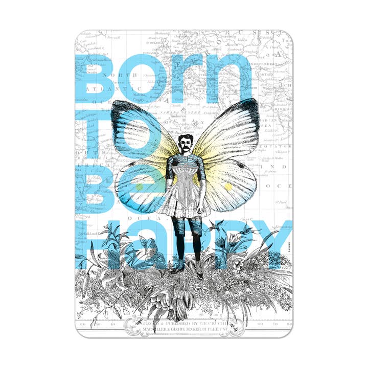 Minipóster | Happy Butterfly | A5 para venta al por mayor de Pabuku