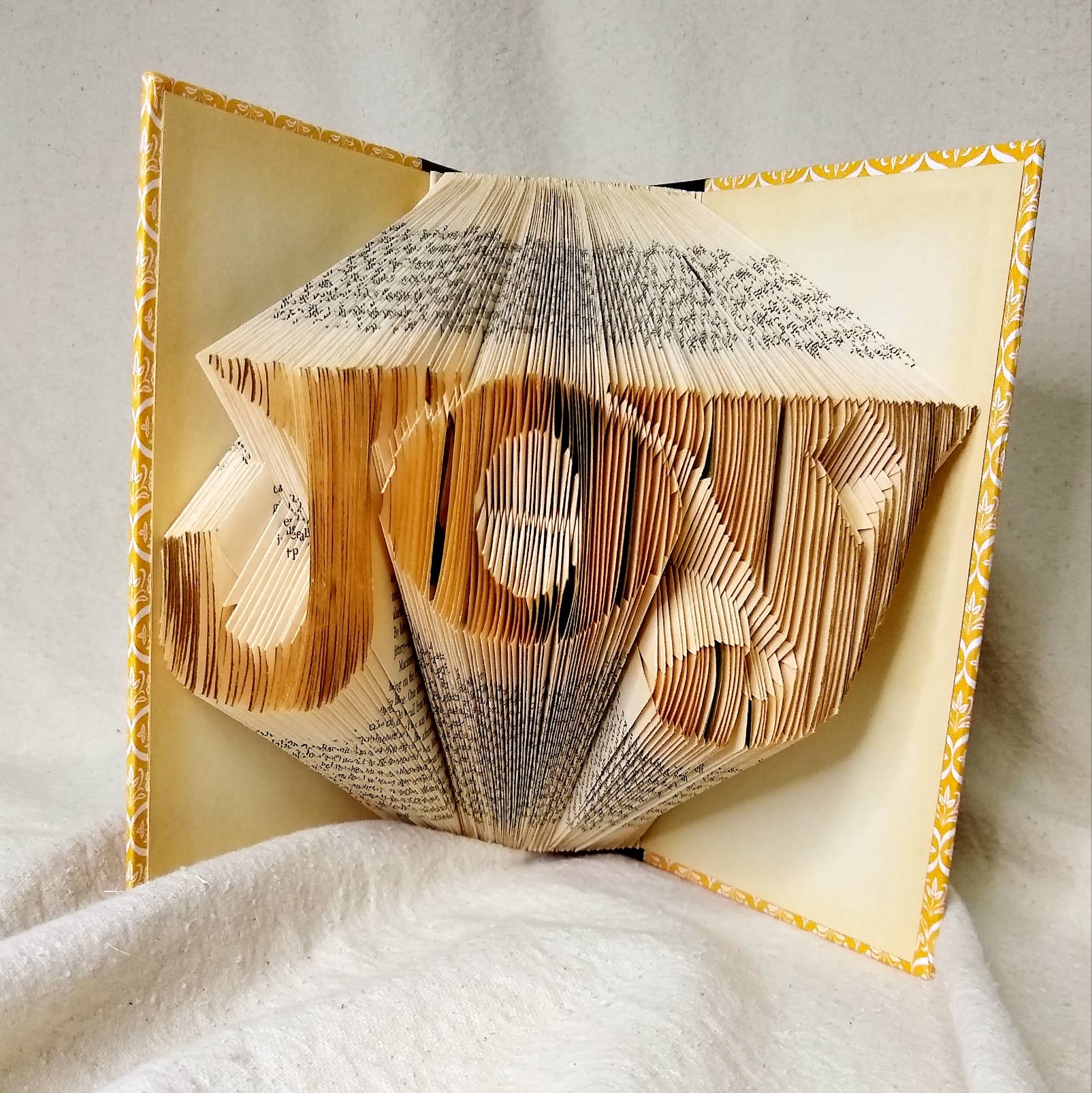 Tall Hill Upcycled - Wholesale Sculpture - Folded Book Art Sculpture10