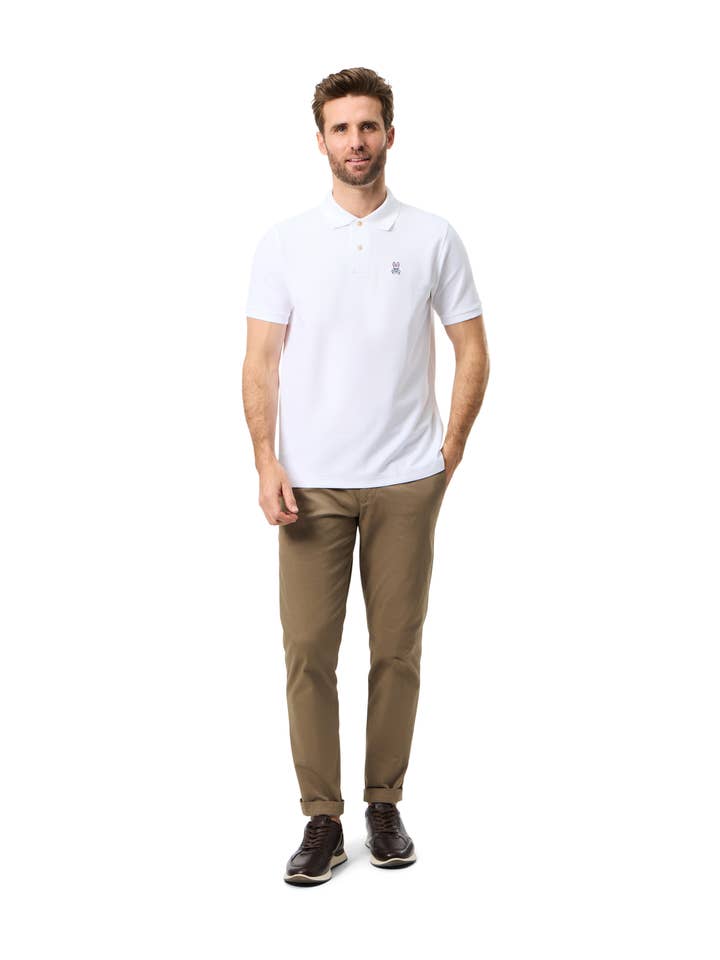 Polo Classique Homme-100 Blanc pour la vente par Psycho Bunny
