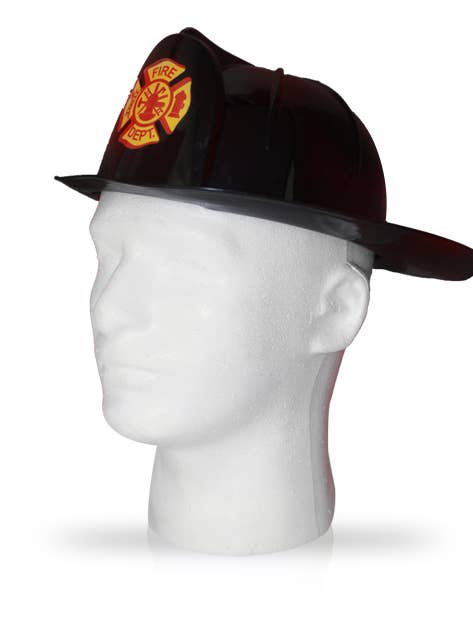 Sort brandhjelm for engroshandel hos Dress Up America