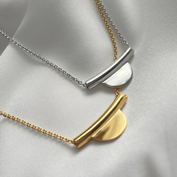 Love Lori Michelle Jewelry - Wholesale Pendant/Charm Necklace - Horizon Geometric Statement Necklace3