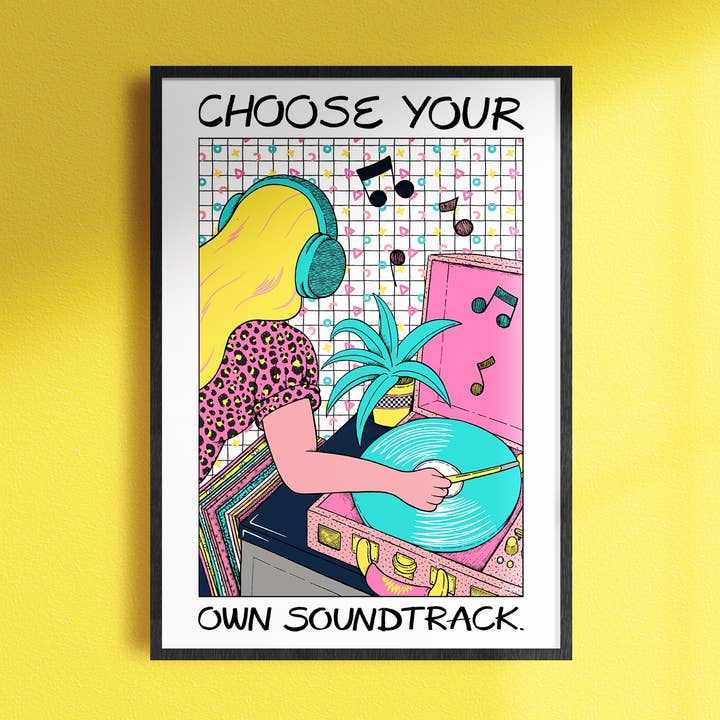 Välj ditt eget soundtrack konsttryck | Everyday JOY-kollektionen för wholesale av Don Design
