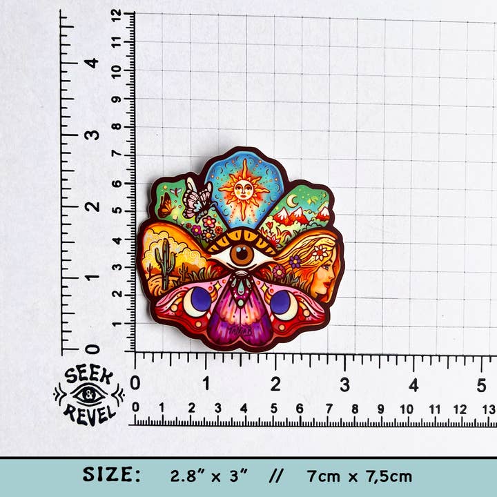 SeeknRevel - Wholesale Phone & Laptop Stickers - Flower - Sticker2