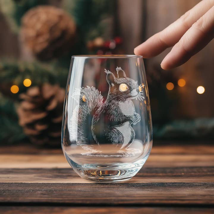 Benoit's Design Co. - Wholesale Cocktail/Liquor Glass - Squirrel Glasses