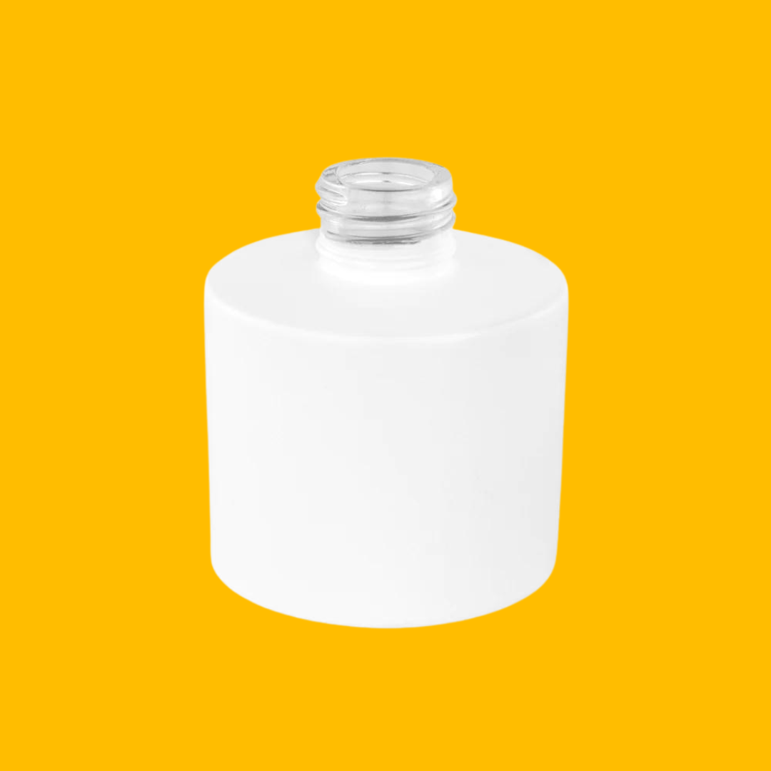 TLLC Supplies - Wholesale Reed Diffuser - 100ml Squat Diffuser Bottle - Gloss White Glass0