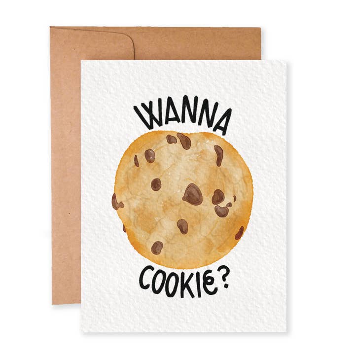 Tu veux Cookie ? | Carte Sassy pour la vente par Paper Dove Shop