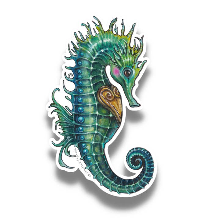 Seahorse Sticker for wholesale by Shanna Trumbly