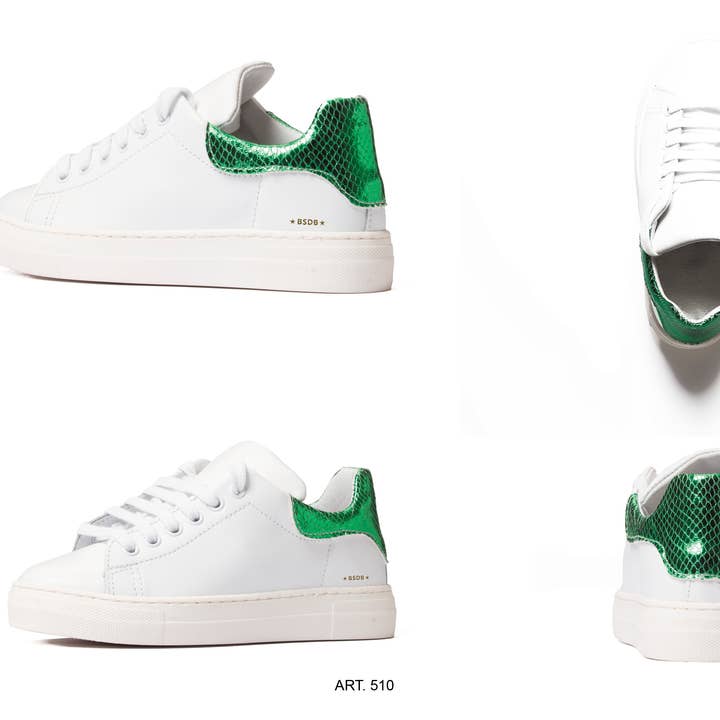 Women's Shoe Art 405 Green Snake for wholesale by BSDB Deluxebrand