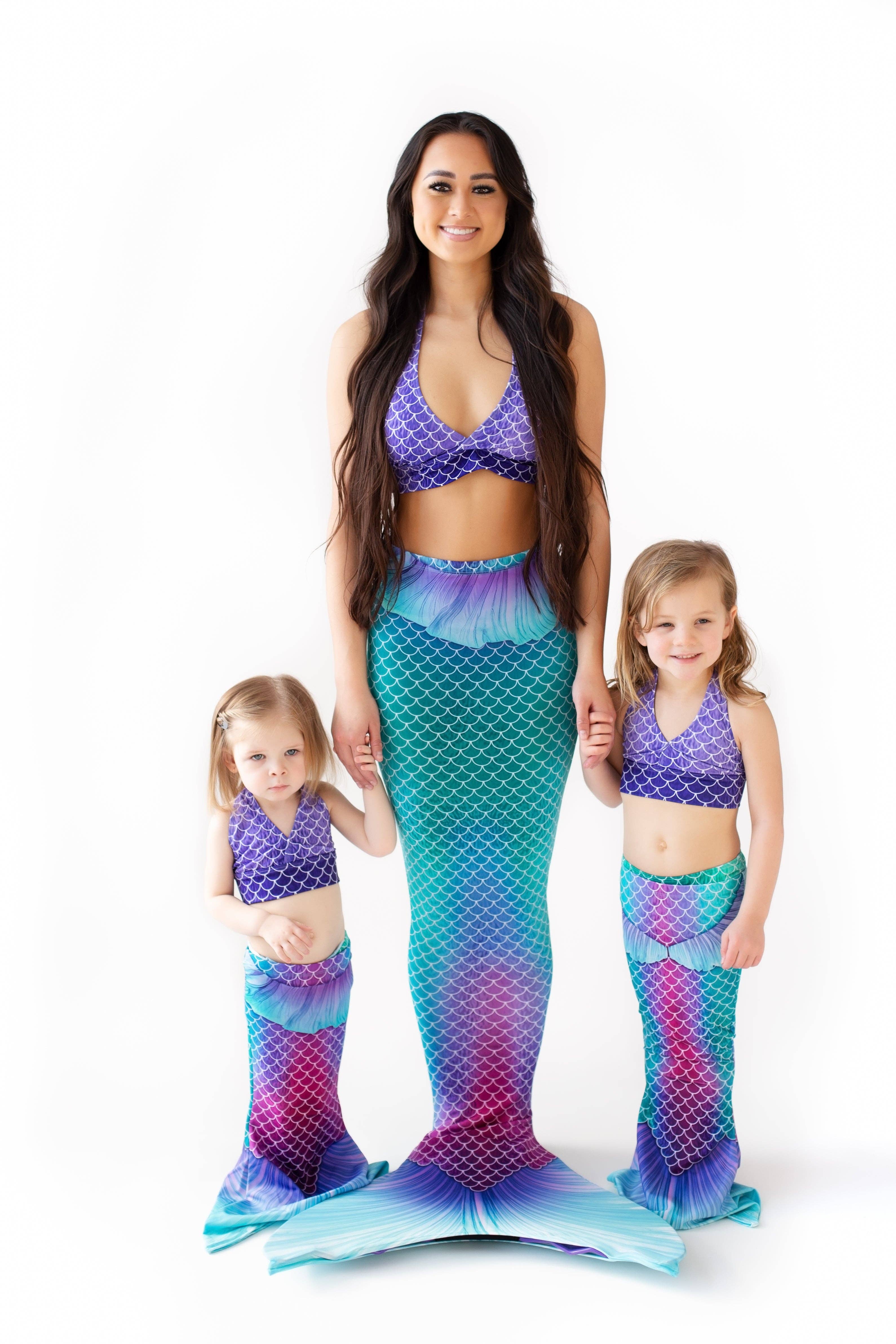 Sun Tail Mermaid - Vente Déguisement – enfant - Vêtements Mermaid Magic Toddler Mermaid Tail pour enfants et tout-petits2
