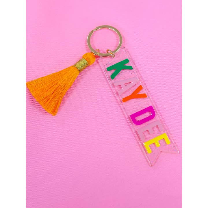 Duo Threads - Wholesale Keychain - Women's - Tassel Sorority Key Fob37