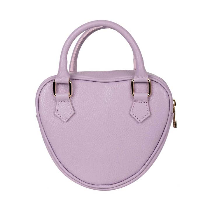 Borsa a tracolla Paola in pelle lilla per la vendita all'ingrosso da parte di Shirin Sehan