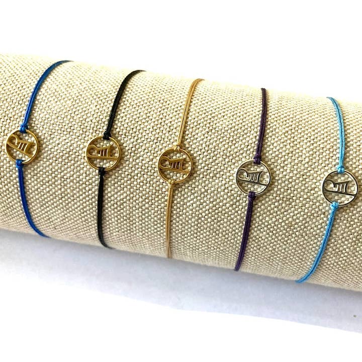 Bracelet en fil Maat - pièce égyptienne pour la vente par MundoconAlma*