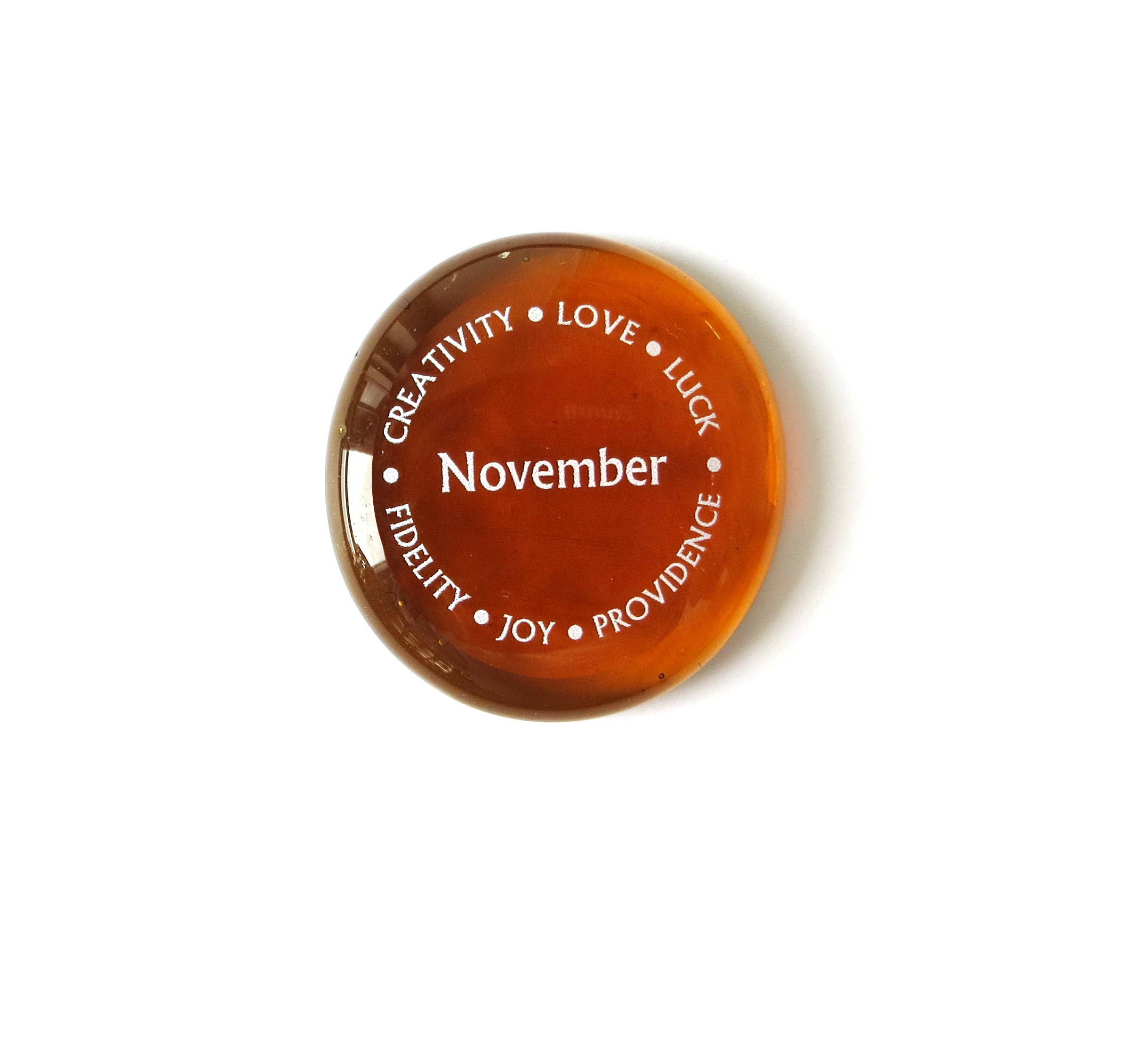 Lifeforce Glass, Inc. - Wholesale Keepsake Coin/Token - Imprinted Birthstone Assortment of Glass Rocks with Display8