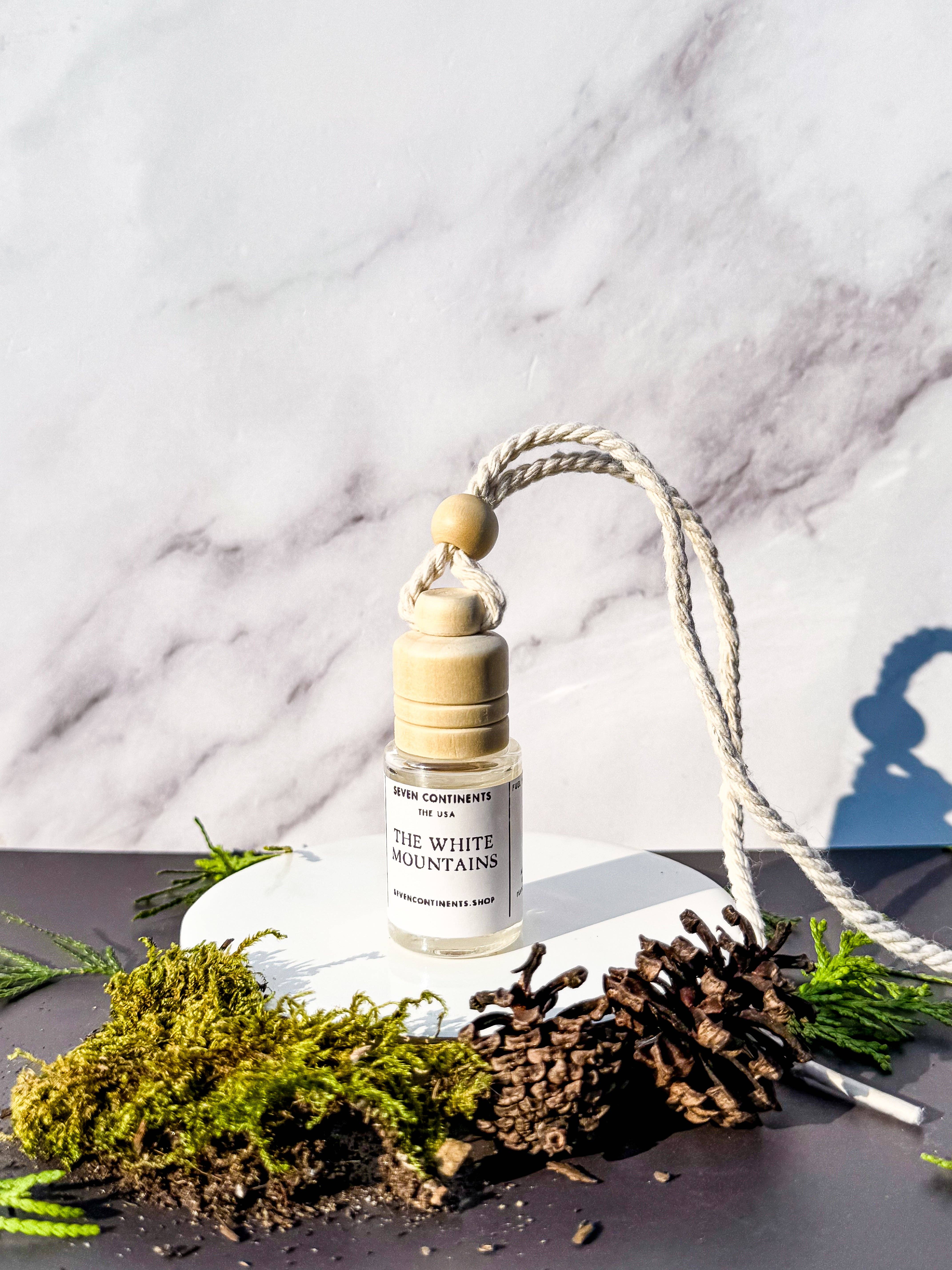 Seven Continents - Wholesale Car Freshener - Unisex - The White Mountains Mini Car Diffuser1