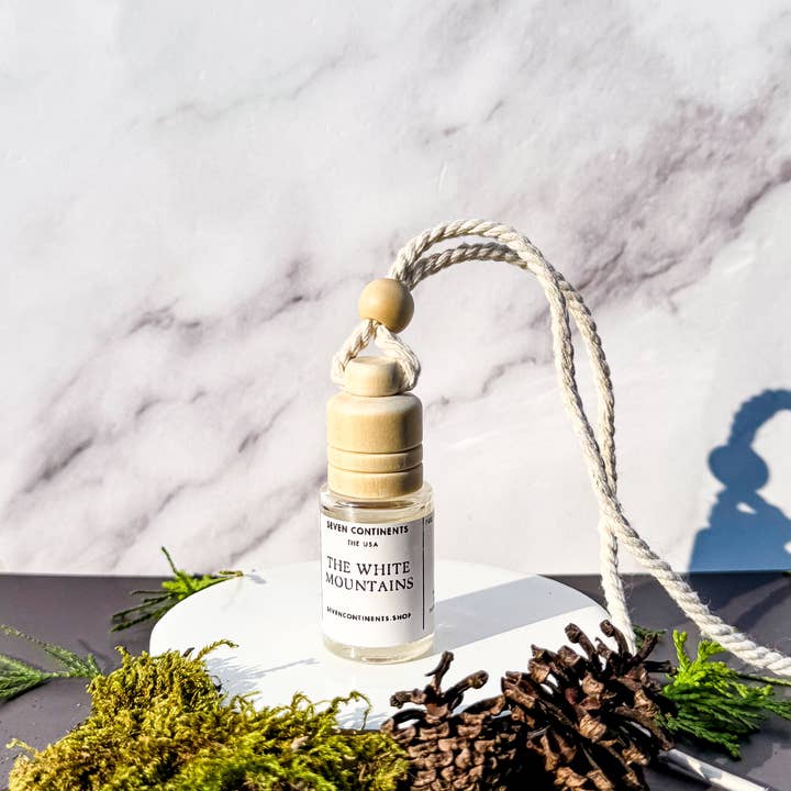 Seven Continents - Wholesale Car Freshener - Unisex - The White Mountains Mini Car Diffuser1