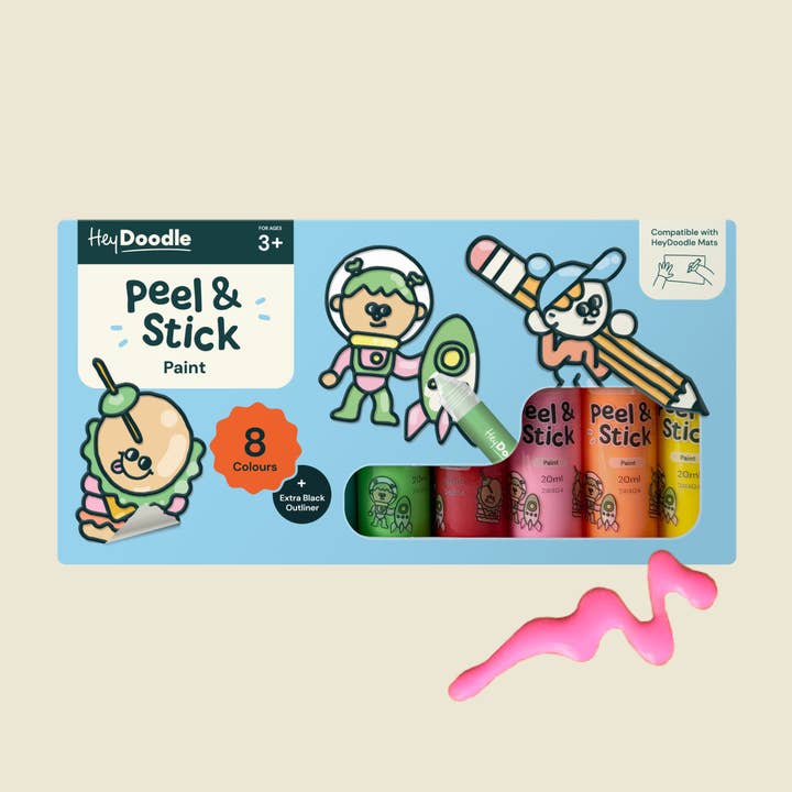 Solid Peel & Stick Paint - Easy Peel and Stickable Colors for wholesale by HeyDoodle