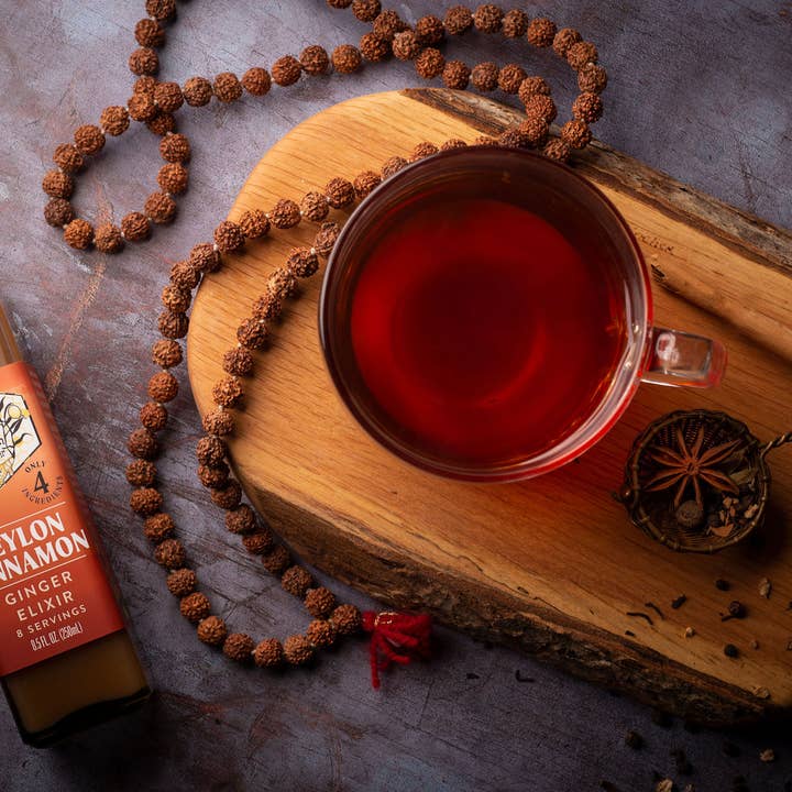 ImmuneSchein Ginger Elixirs - Wholesale Elixir - 8.5 fl. oz. Ceylon Cinnamon Ginger Elixir *2021 GFA Winner*2