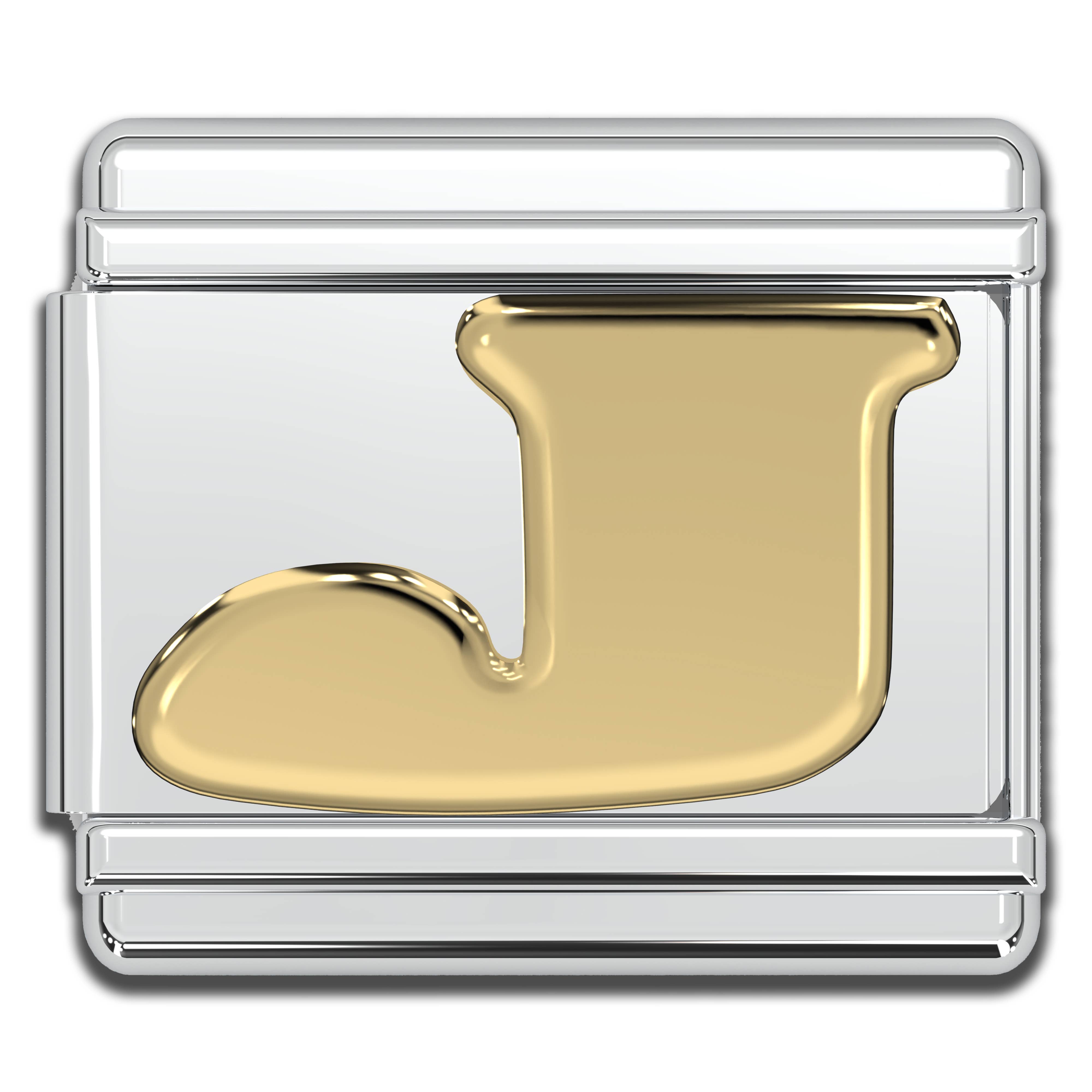 Natalia - Wholesale Individual Charm/Pendant - Italian Charm Letters A-Z - 9mm Gold Bracelet Charms6