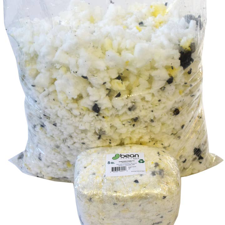 Bean Products - Wholesale Pet Bed - Cat/Dog - Shredded Foam Fill for Bean bags, pillows, pet beds, cushions - CertiPUR13