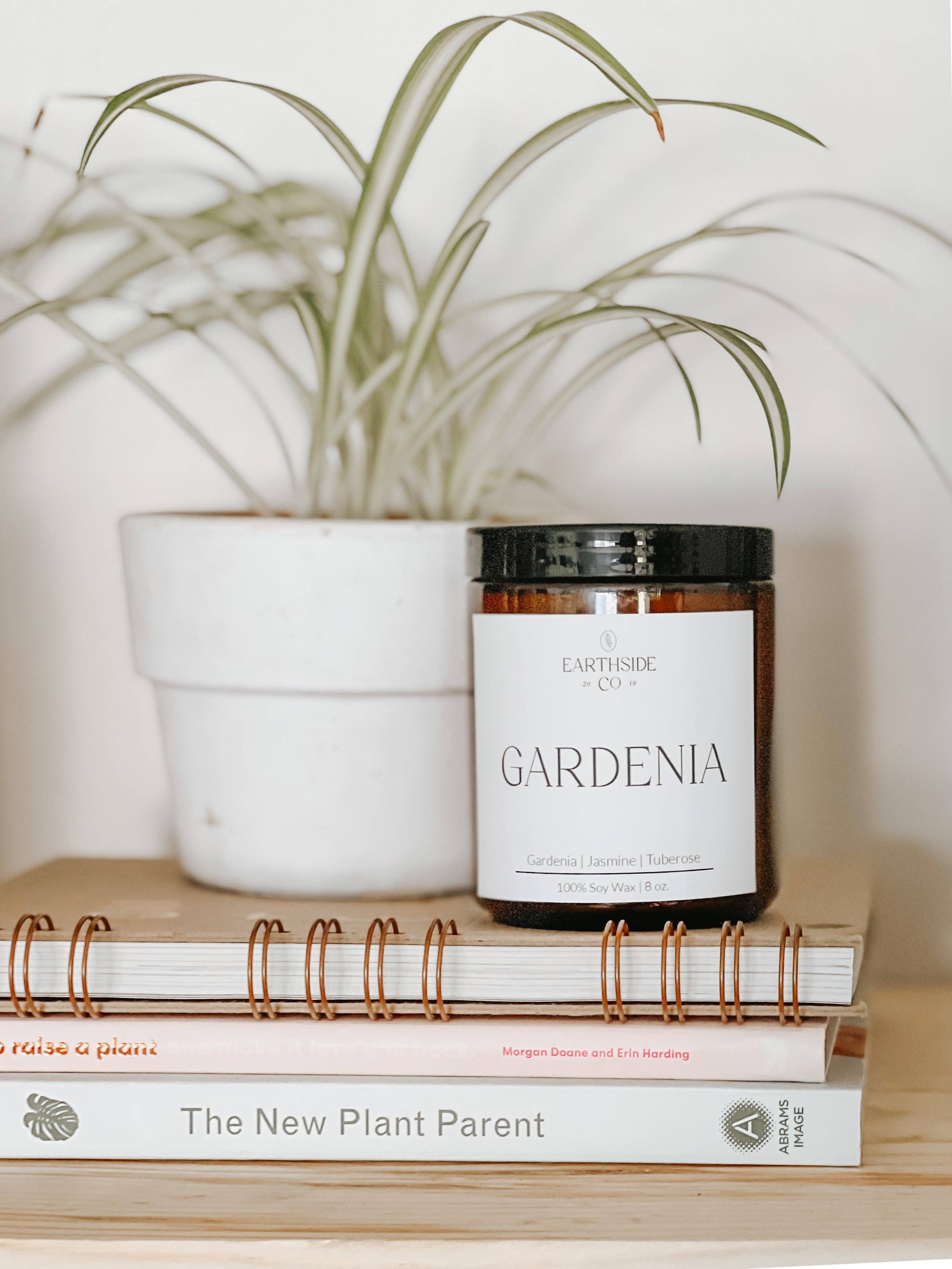 the earthside co - Wholesale Jar/Filled Candle - Gardenia Scented Soy Jar Candle3