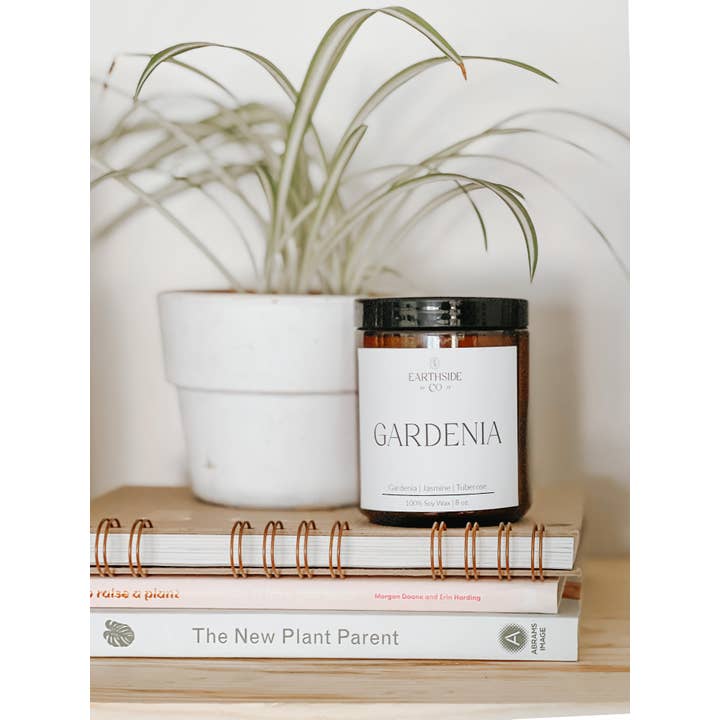 the earthside co - Wholesale Jar/Filled Candle - Gardenia Scented Soy Jar Candle3