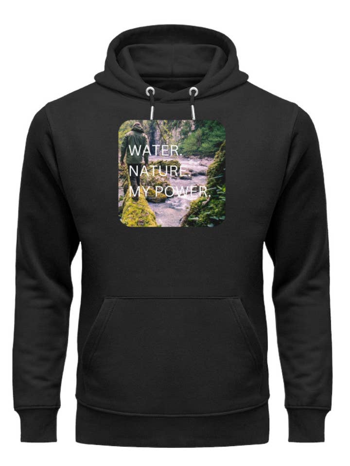 Water Nature My Power - Unisex Premium Organic Hoodie for wholesale by Uwaldu