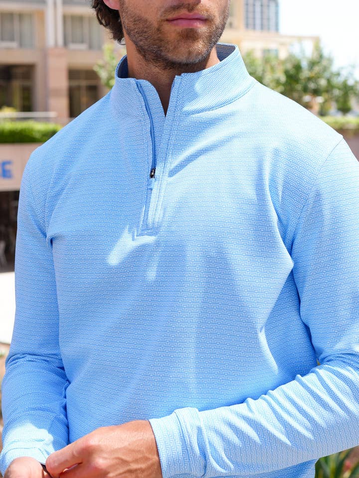 USA Palm - Wholesale Sweatshirt - Unisex - Cloud 1/4 Zip31