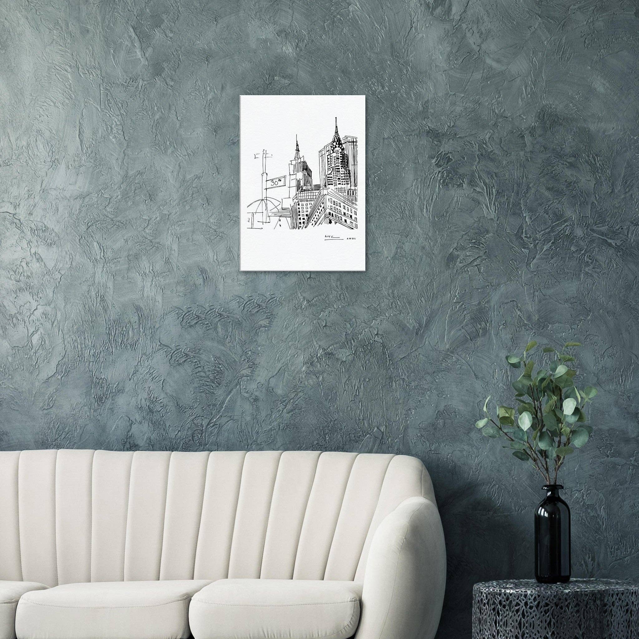 Creations Awol - Wholesale Art Print - New York City Art, Iconic Skyscrapers: Canvas Print3