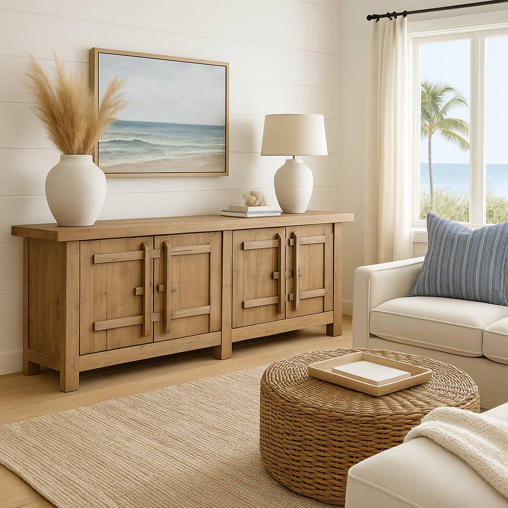 Lily's Living Inc. – wholesale Sideboard – Amalfi Patrician Solid Pine Sideboard - Reclaimed Wood