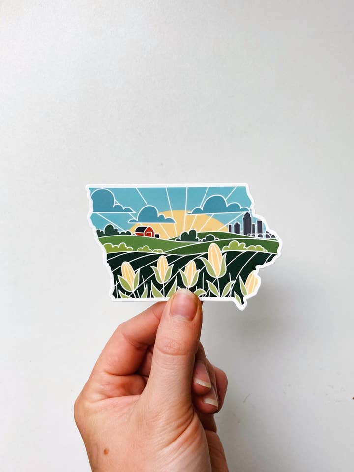 Iowa väderbeständig klistermärke för wholesale av Summer Stokes