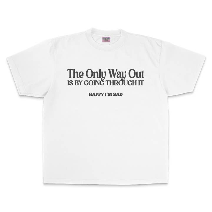 The Only Way Out Tee for wholesale by happy i'm sad