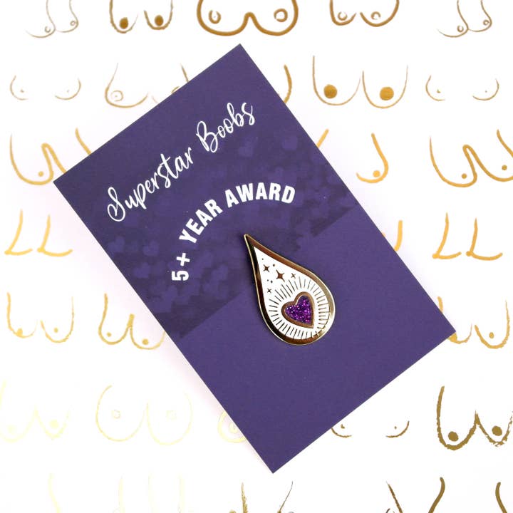 Drops of Magic Superstar 5 Year+ Breastfeeding Milestone Pin for wholesale by T & Belle