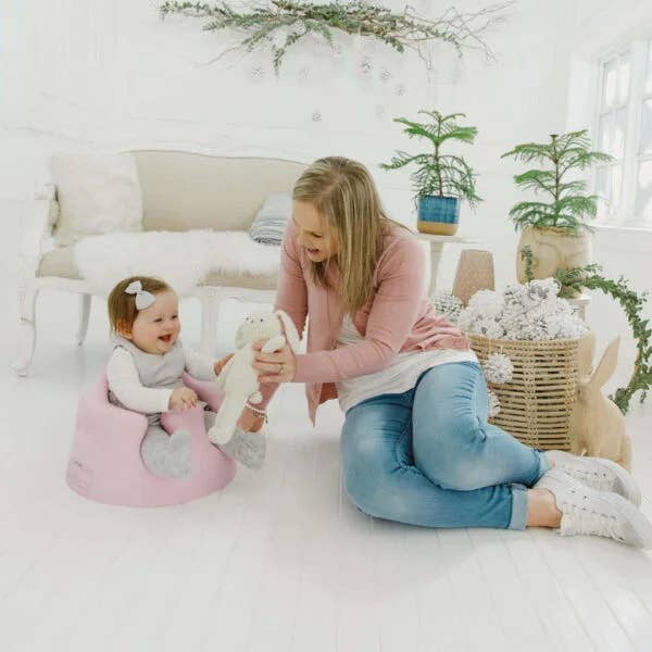 Hippychick - Wholesale Booster Seat - Kids - Bumbo Floor Seat Cradle Pink 3 - 12 months