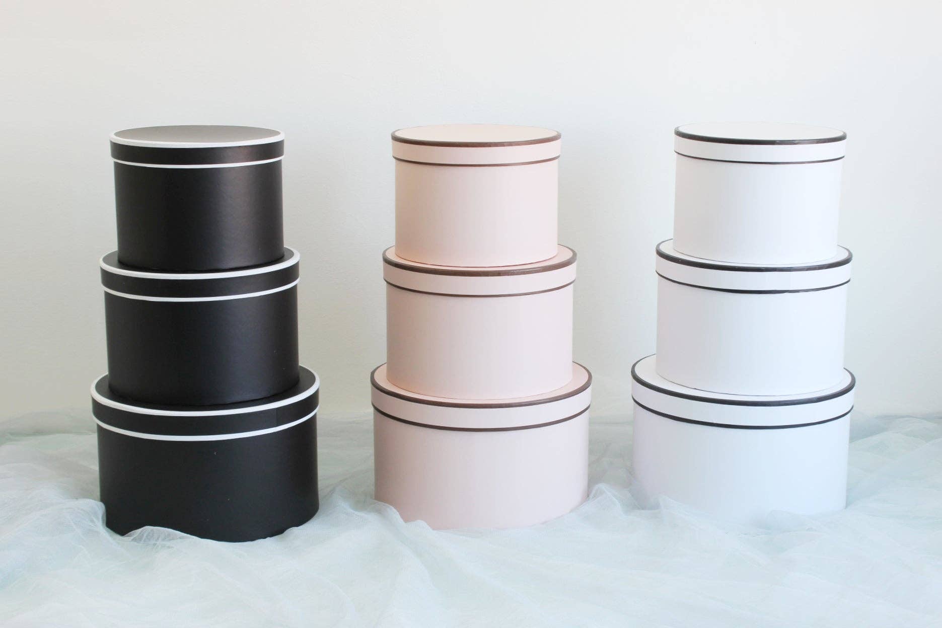 Elegant Design Supply - Wholesale Gift Box - French Inspired Round Flower Box10