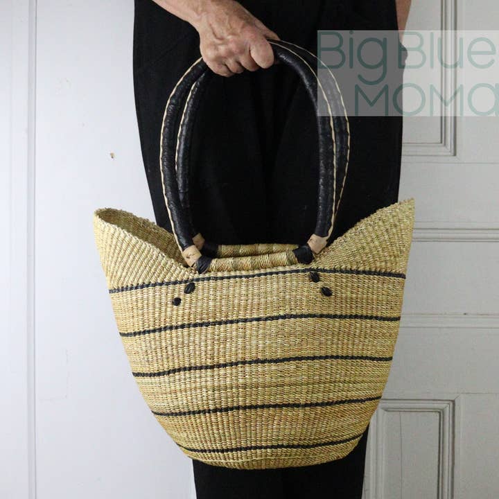 Big Blue Moma - Vente Sac de plage - Sac cabas à bandoulière - Palette naturelle16