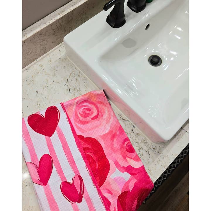 Bloom with Love Towel for wholesale by Berry Sweet Towels