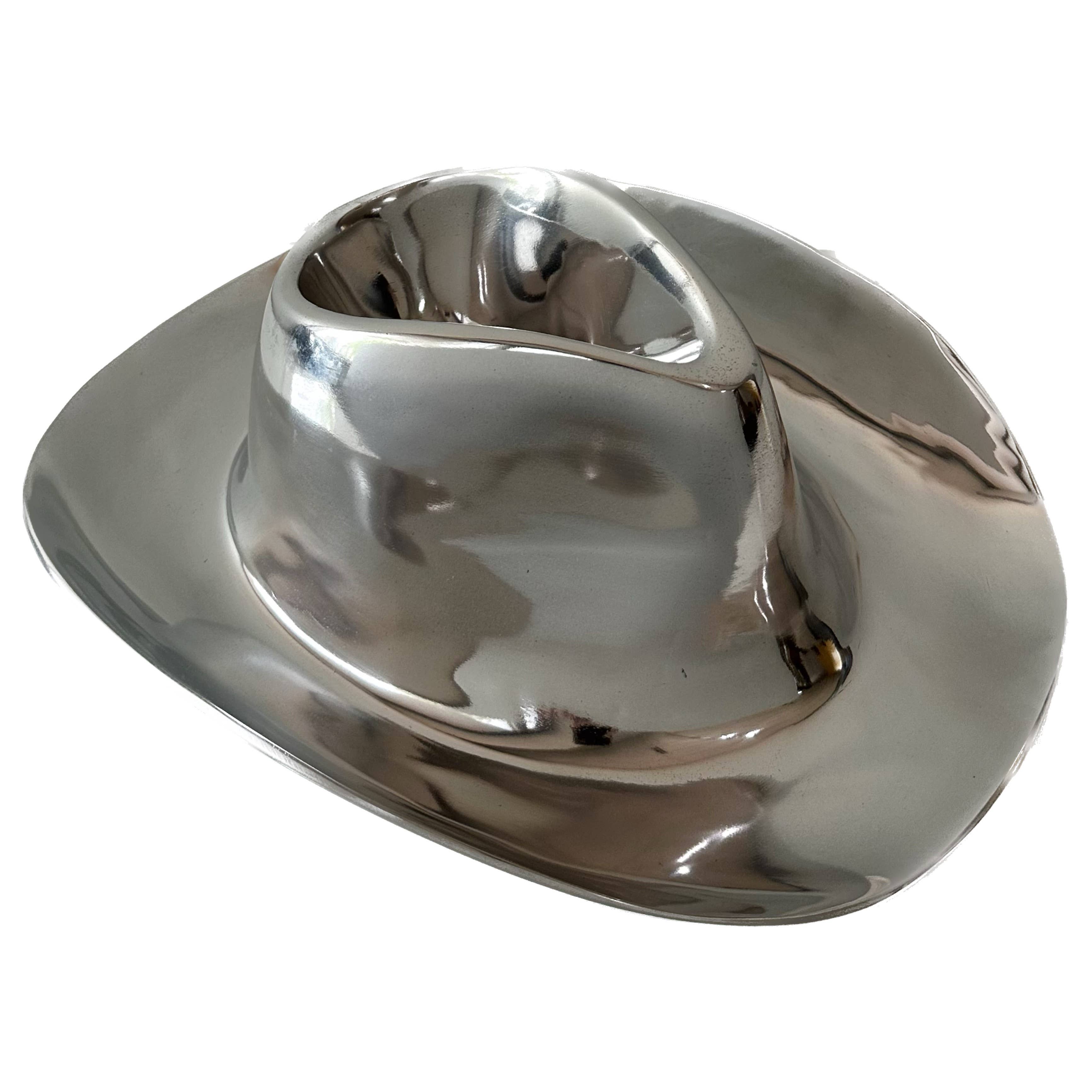 India Handicrafts Inc - Wholesale Serving Tray - Cowboy Hat Snack Server Chip and Dip4