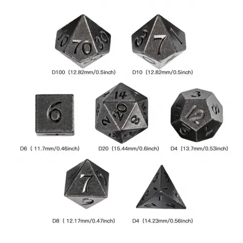 Cultivation Games - Wholesale Dice - Mini Metal Dice (10-15mm)5