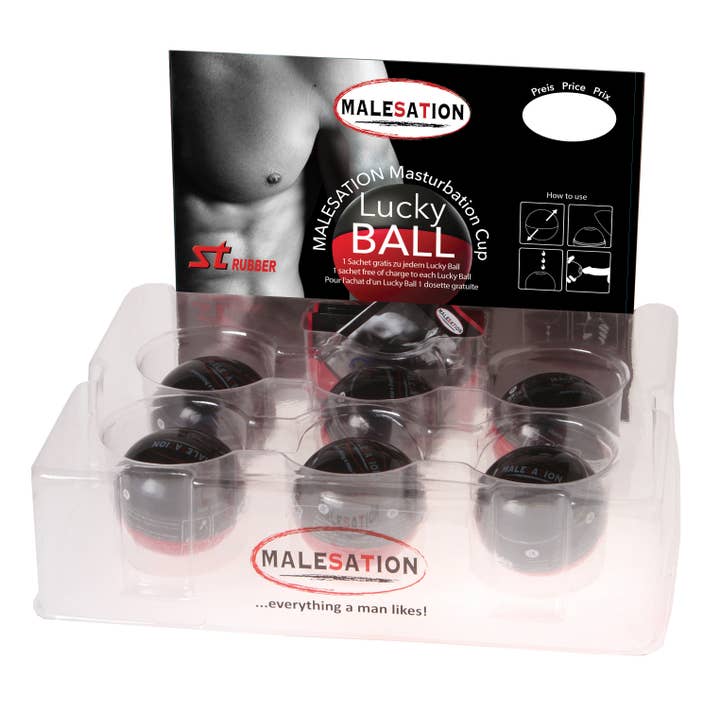 STIM U – Großhandel Sexspielzeug – Malesation Masturbationsbecher - Lucky Ball1