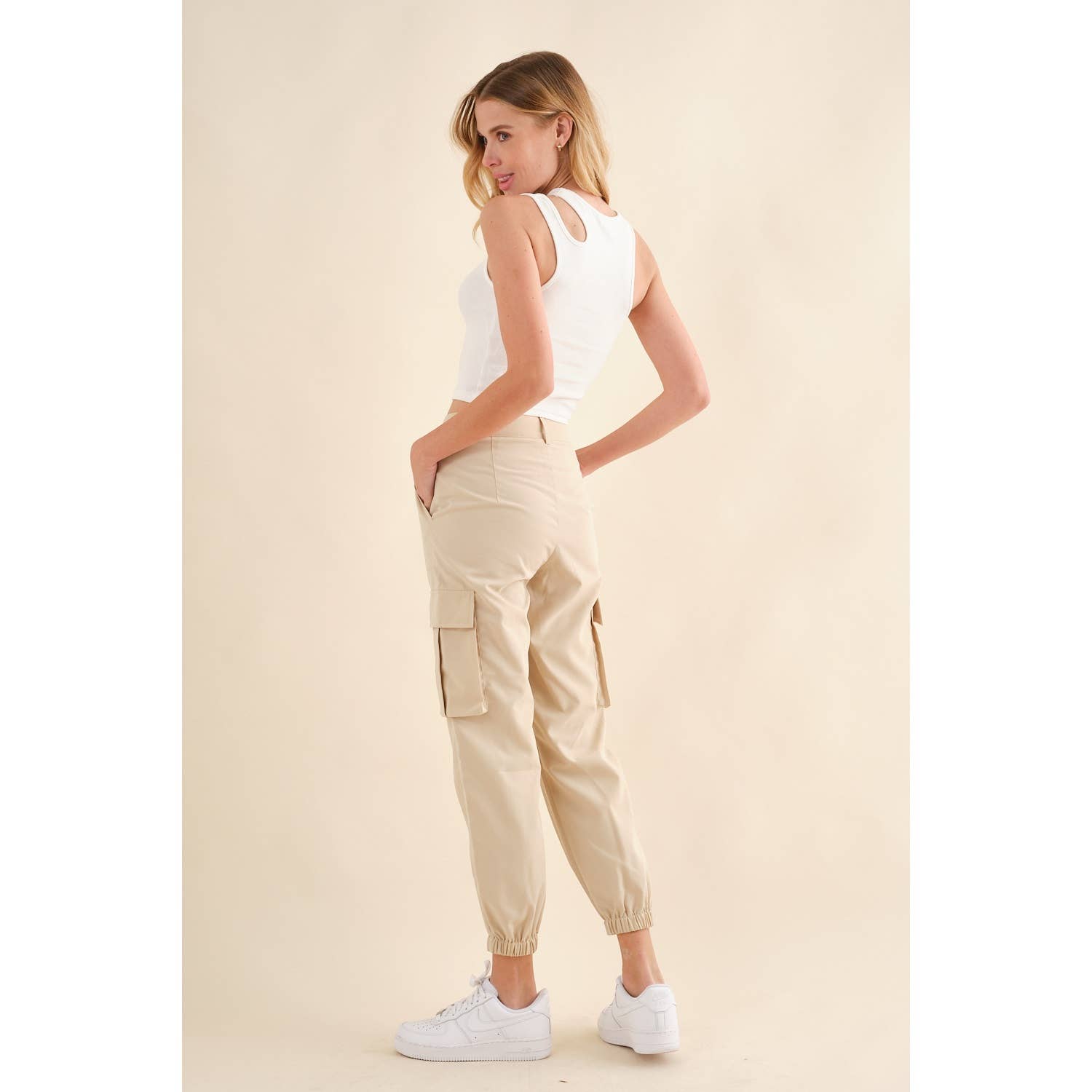 Hersy - Wholesale Athletic Sweatpants/Joggers - Women's - Cargo Jogger Pants-HP002914